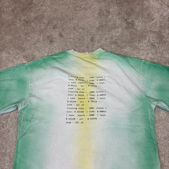 Taka Original Training Step Tie Dye T Shirt Men's XL Streetwear - Picture 4 of 10